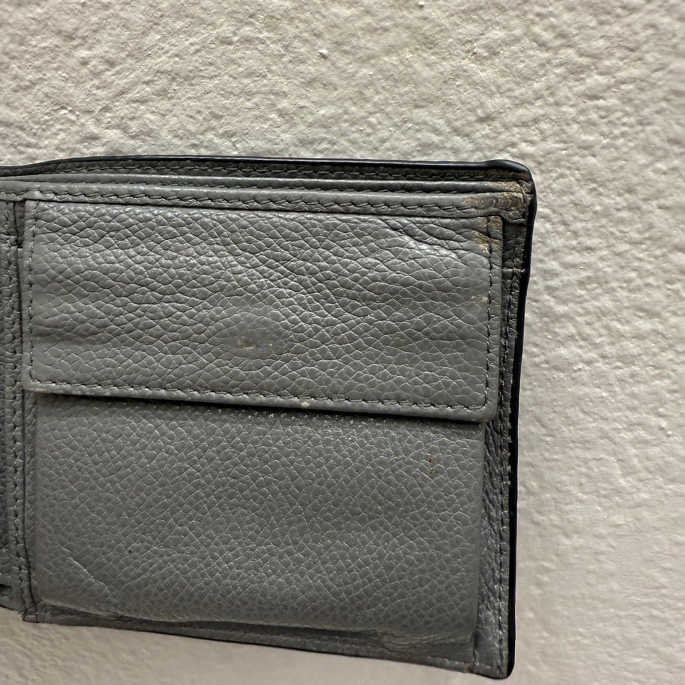 Prada Mens Bifold Leather Wallet Black Designer Saffiano - Picture 10 of 11